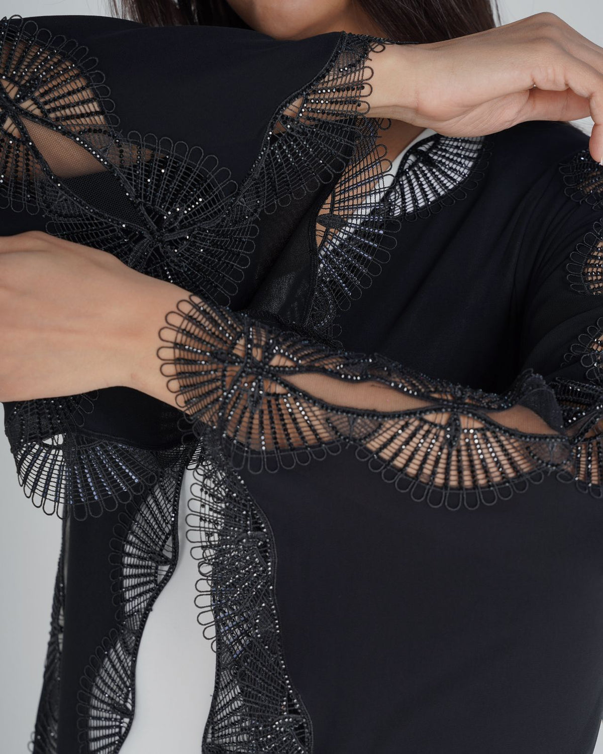 Chiffon Luxury Abaya Dar Al Mutahajiba