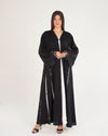 Elegant Black Nauran Abaya Dar Al Mutahajiba