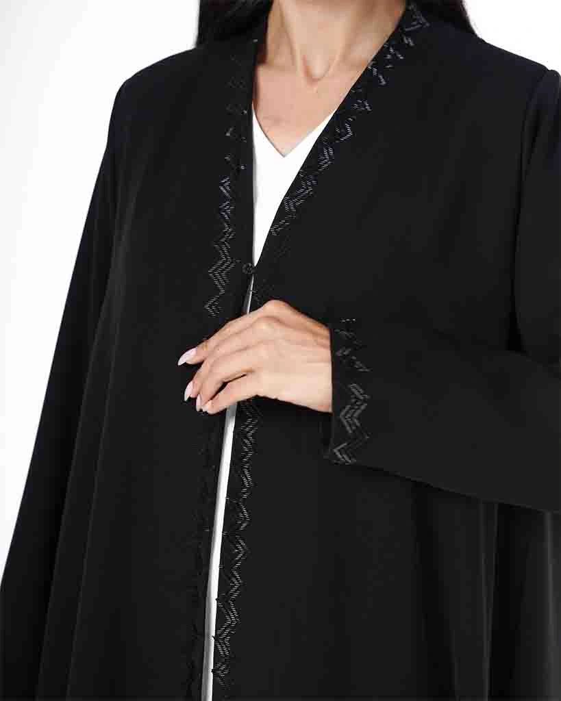 Elegant Black Abaya Dar Al Mutahajiba