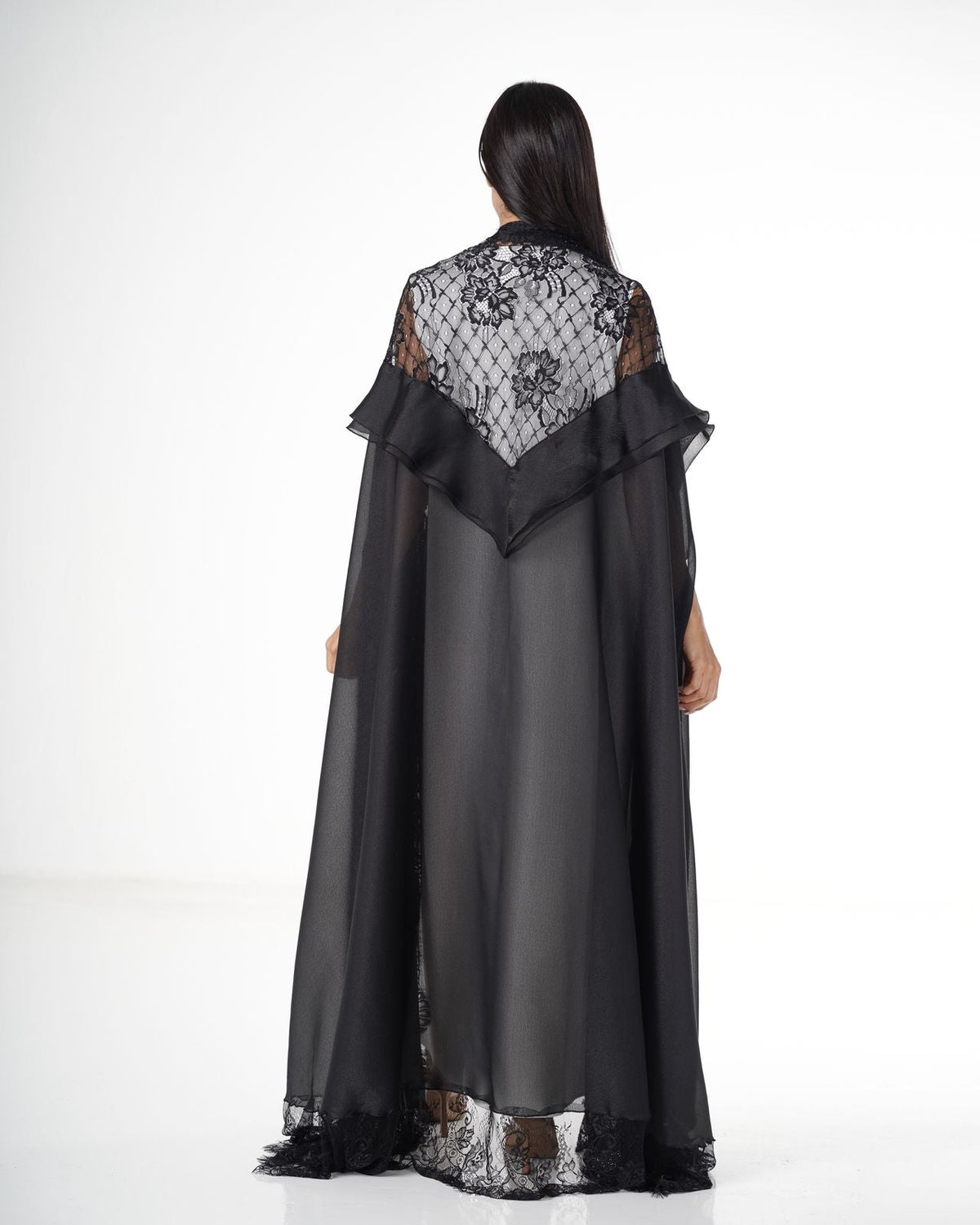 Chiffon Wedding Abaya Dar Al Mutahajiba