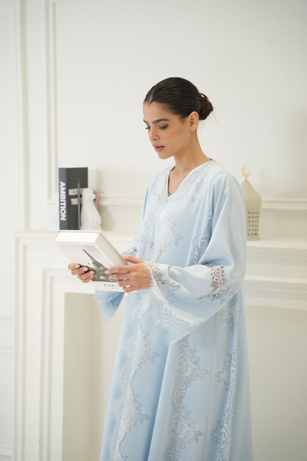 Sky Blue Abaya Dar Al Mutahajiba