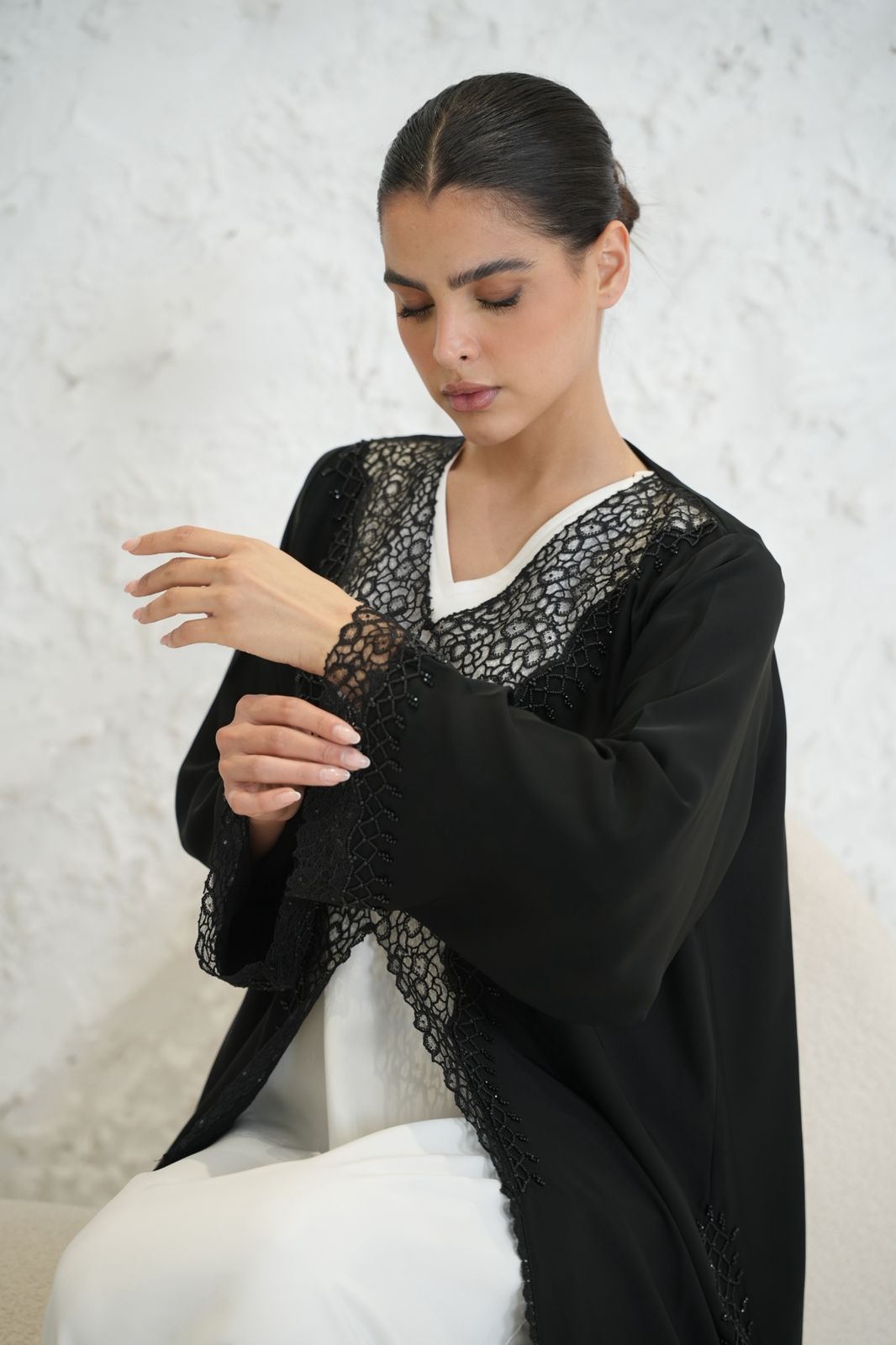 Black Nada Abaya Dar Al Mutahajiba