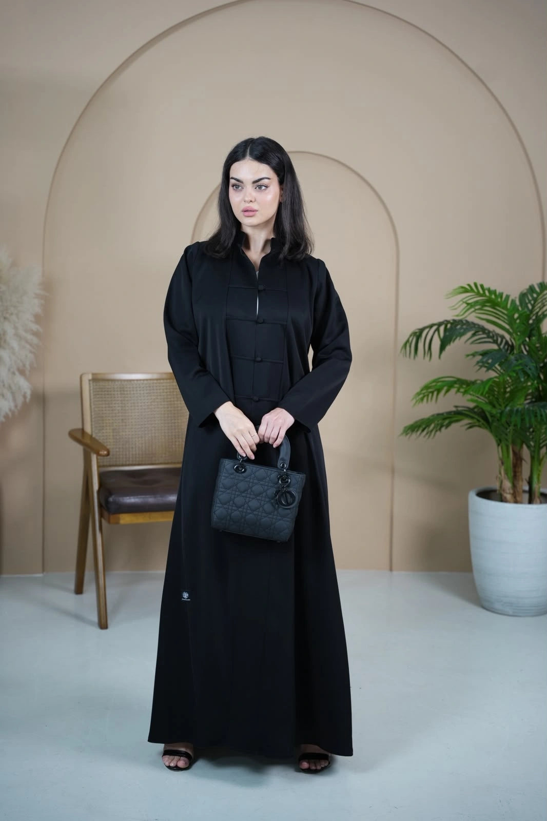 Aline Barbie Vneck Abaya Dar Al Mutahajiba