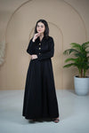 Aline Barbie Buttoned Abaya Dar Al Mutahajiba
