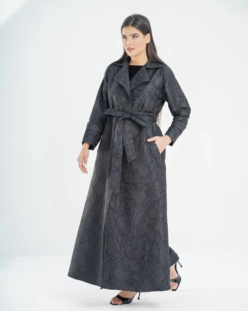 Luxury Black Velvet Abaya Dar Al Mutahajiba