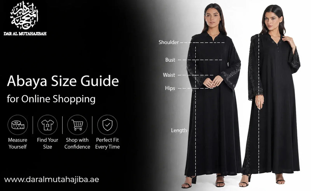 Abaya Size Guide for Online Shopping