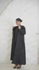 Modren straight cut black abaya