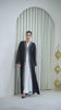Black Double Chiffon Abaya